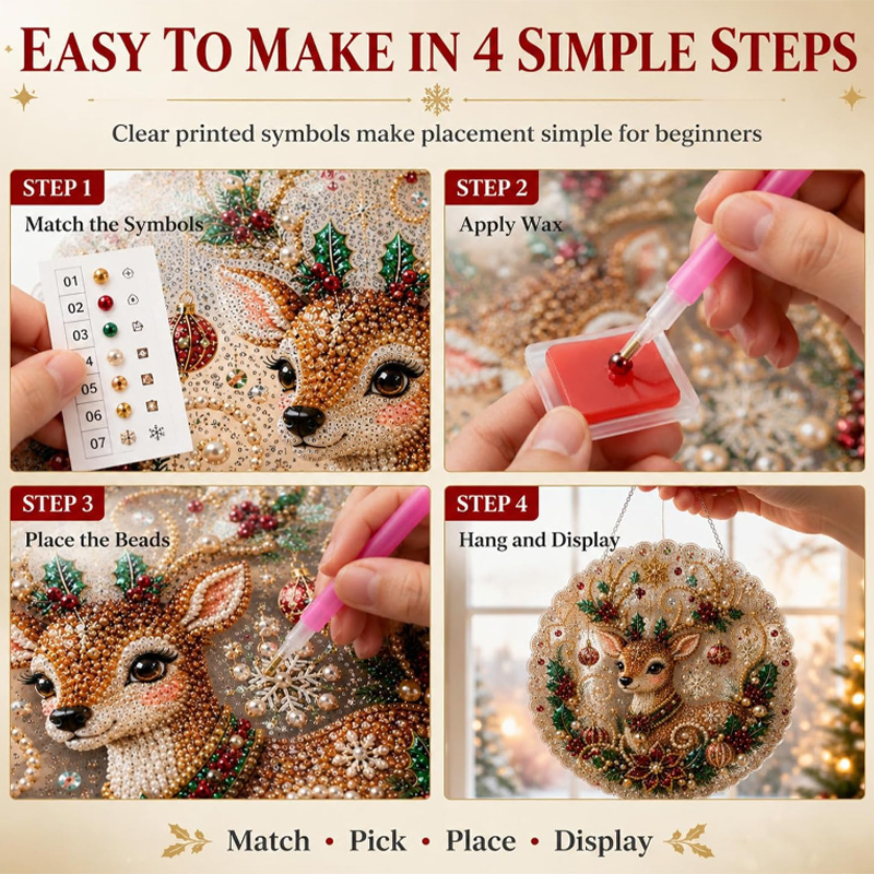 Pearl Diamond Painting Suncatc - огляд і ціна Painting Supplies
